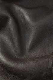 Blouson biker marron similicuir ROLLAND