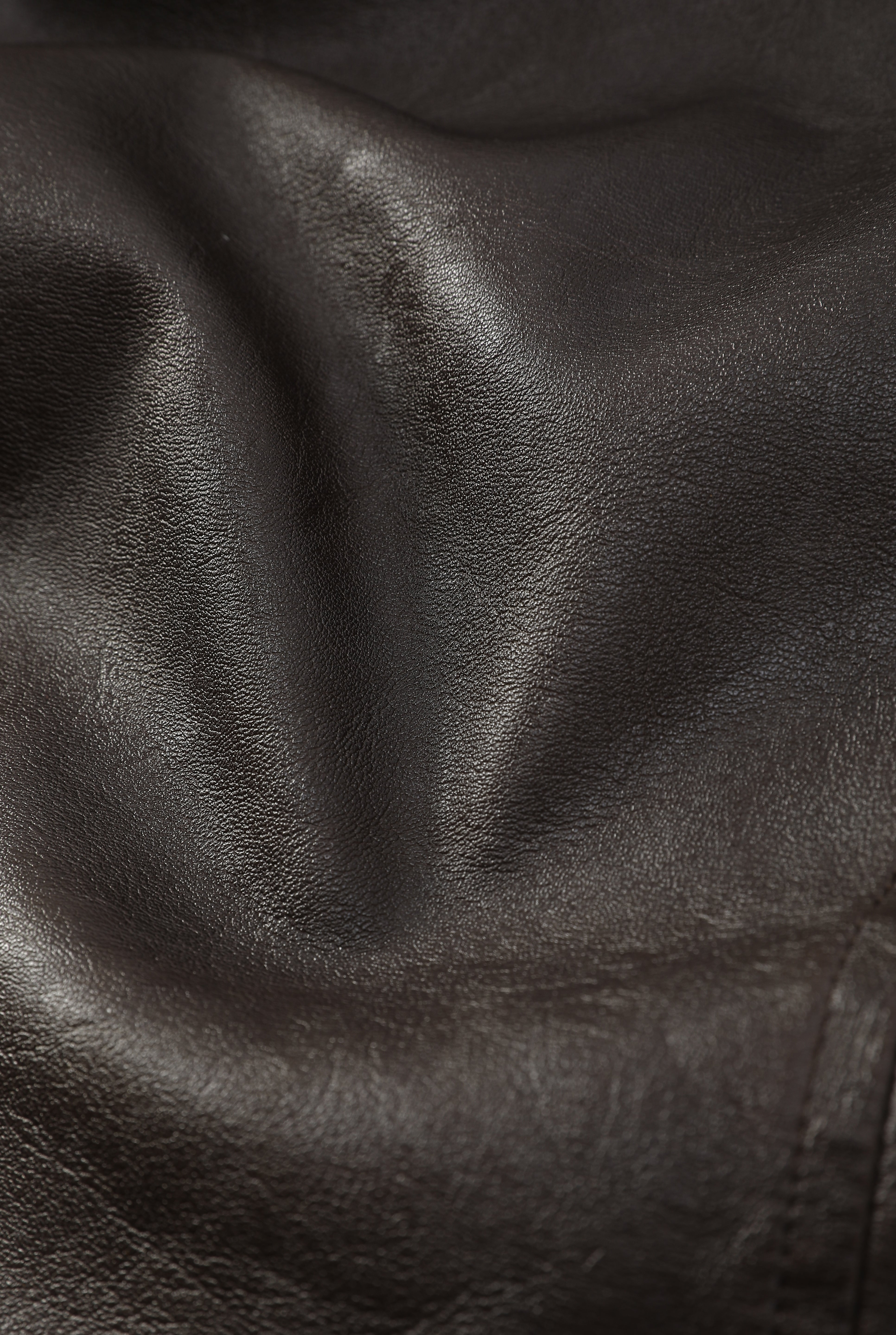 Blouson biker marron similicuir ROLLAND