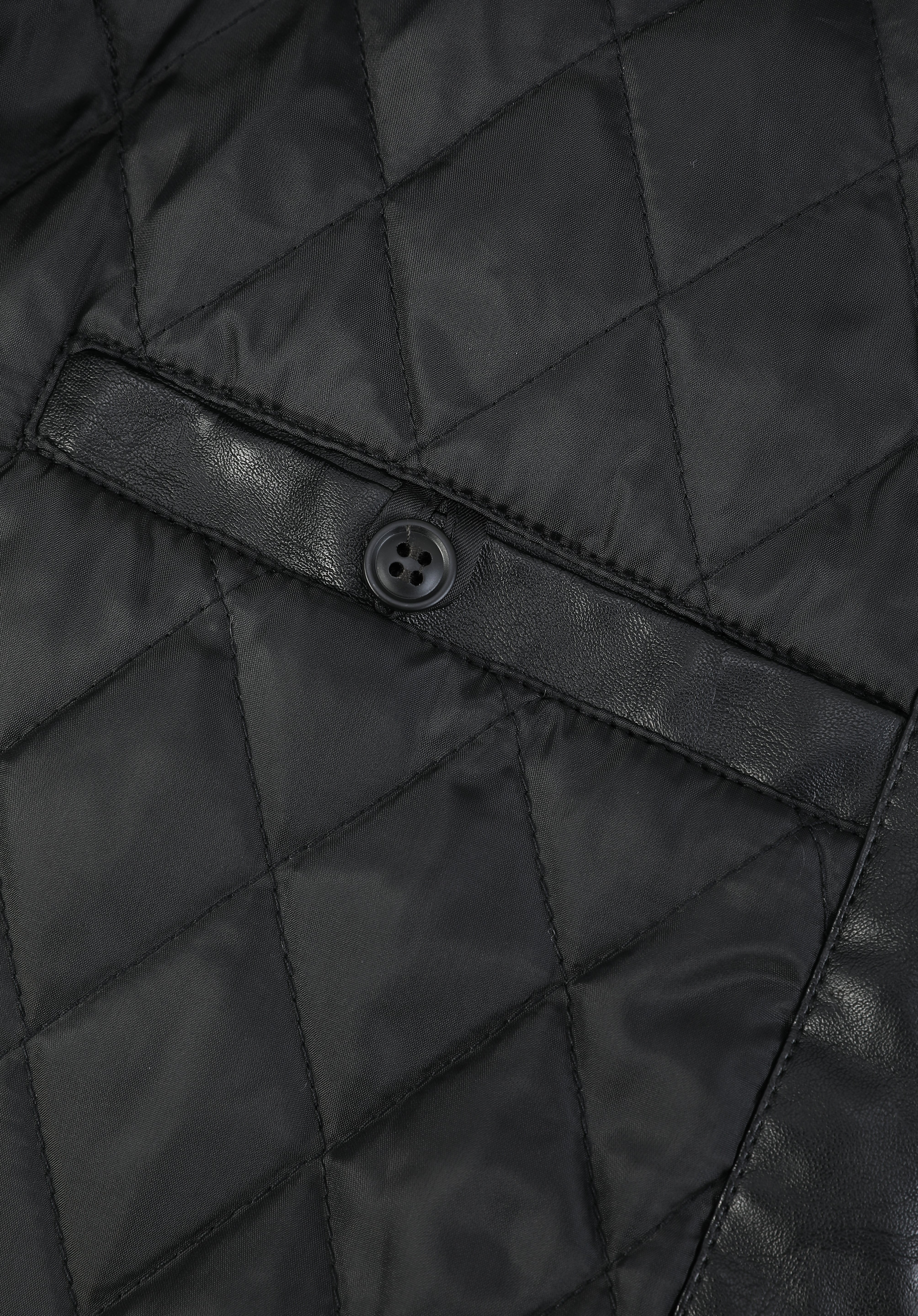 Blouson noir homme similicuir YATES