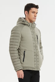 Blouson bi - matière MARTIN