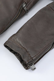 Blouson marron homme similicuir BENTLEY