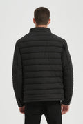 Blouson Matelassé Homme Noir avec Col Montant BENJAMIN