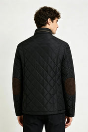 Blouson matelassé noir homme à poches ALPHONSE