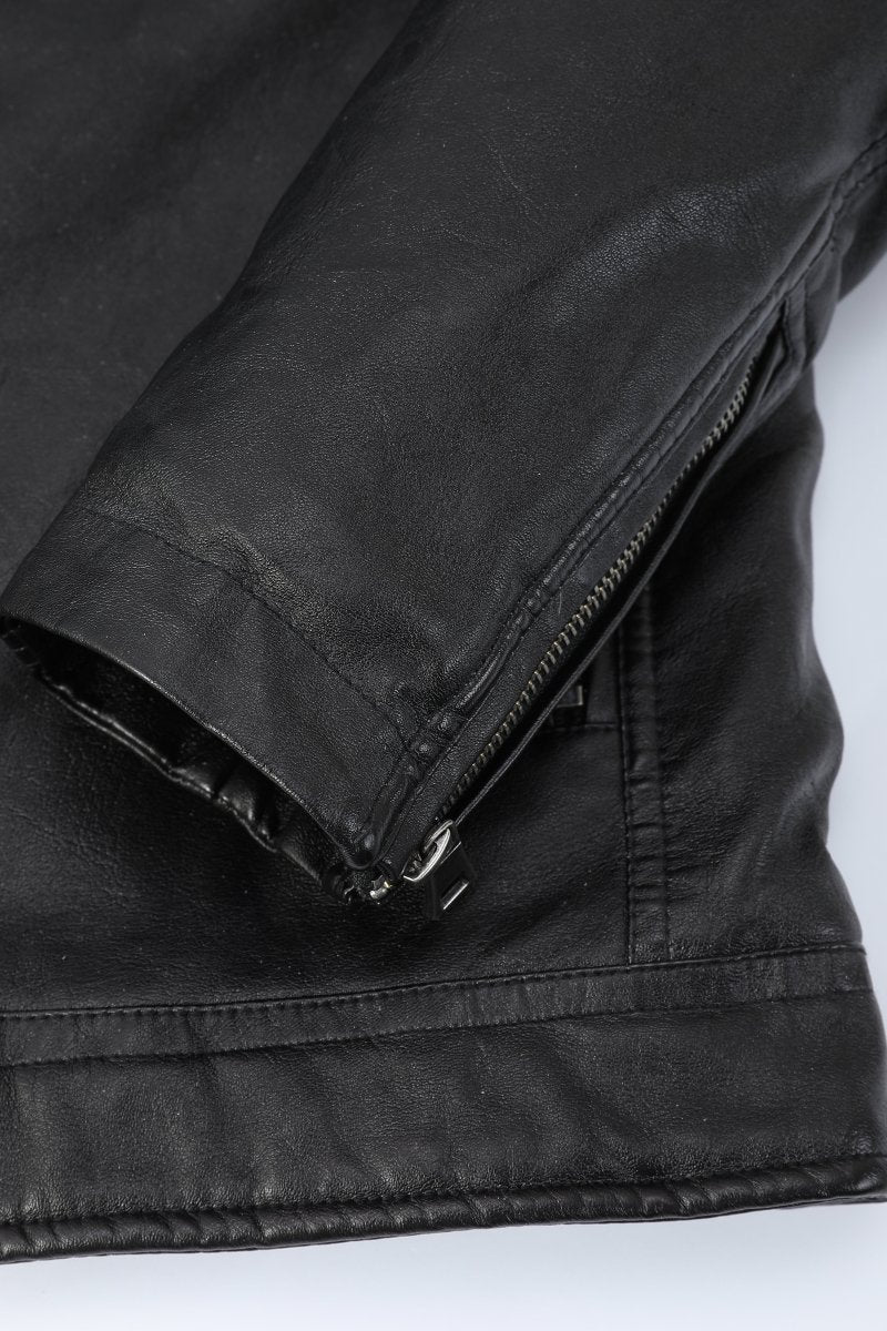 Blouson noir homme similicuir BENTLEY