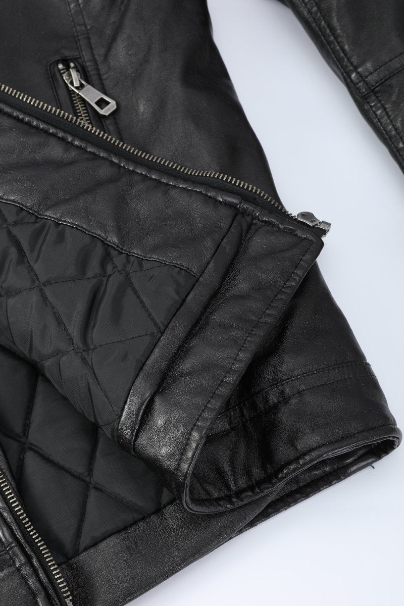 Blouson noir homme similicuir BENTLEY
