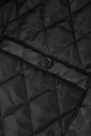 Blouson noir homme similicuir BENTLEY