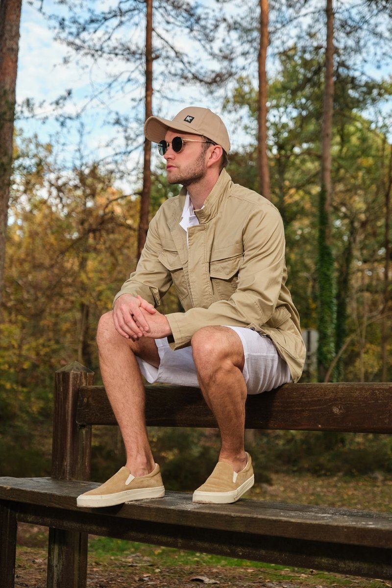 Casquette beige unisexe