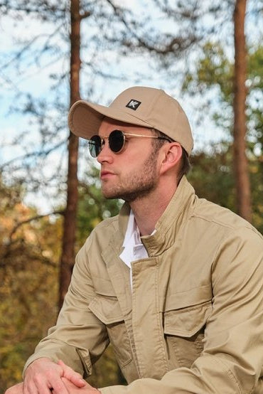 Casquette beige unisexe