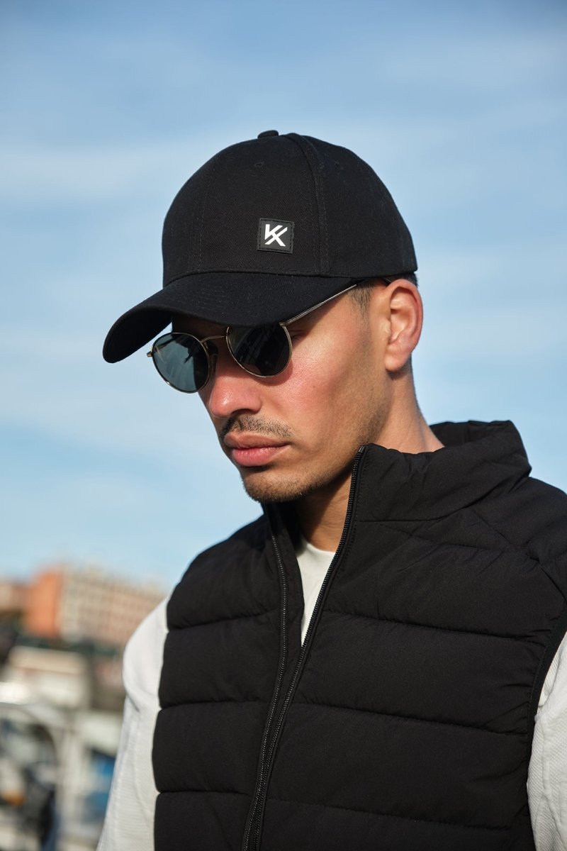 Casquette noire unisexe