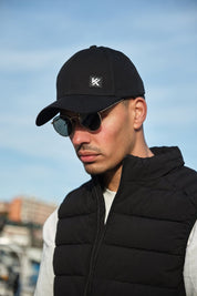 Casquette noire unisexe