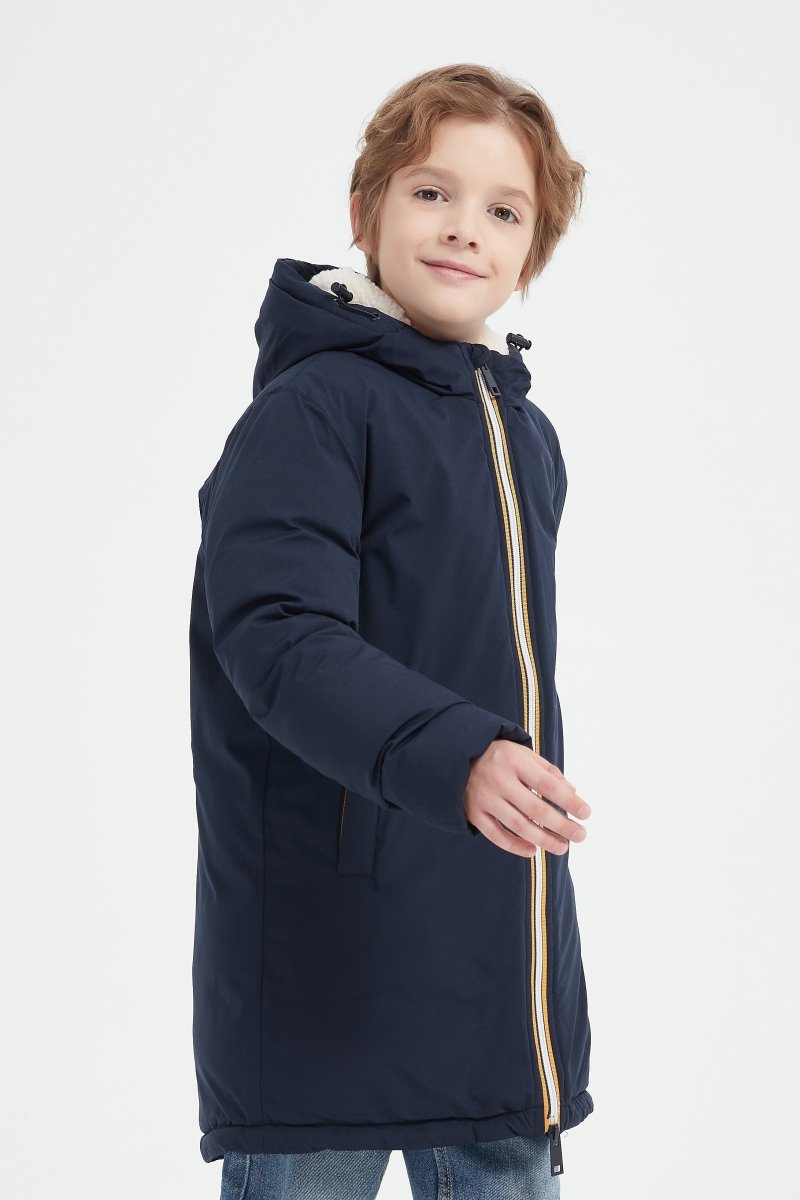 Doudoune avec doublure polaire bleu JONNY JR