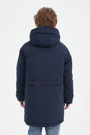Doudoune avec doublure polaire bleu JONNY JR