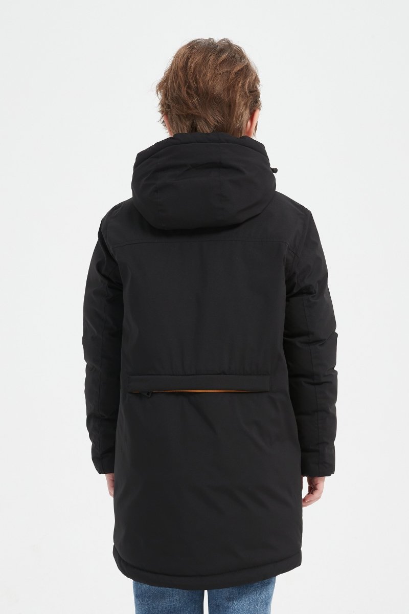 Doudoune avec doublure polaire noir JONNY JR