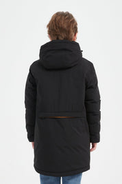 Doudoune avec doublure polaire noir JONNY JR
