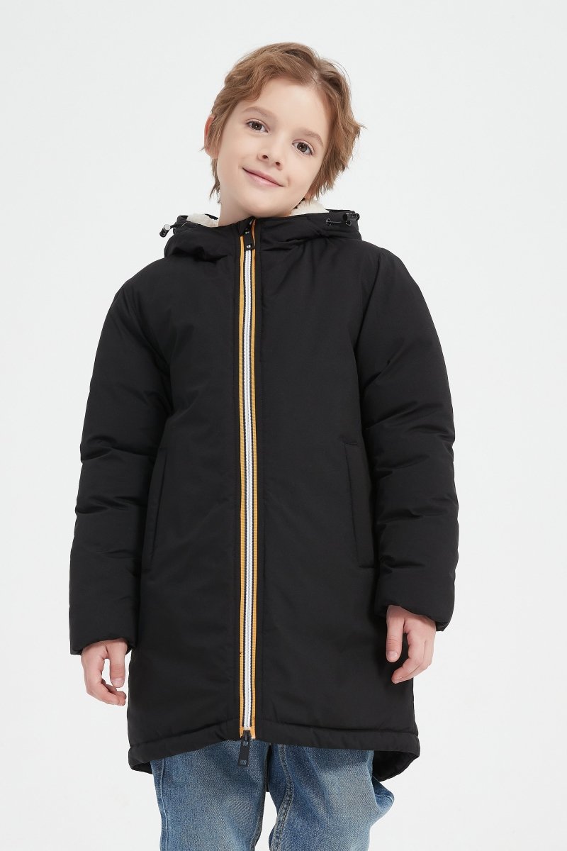 Doudoune avec doublure polaire noir JONNY JR