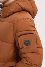 Doudoune camel homme à capuche CHARLES
