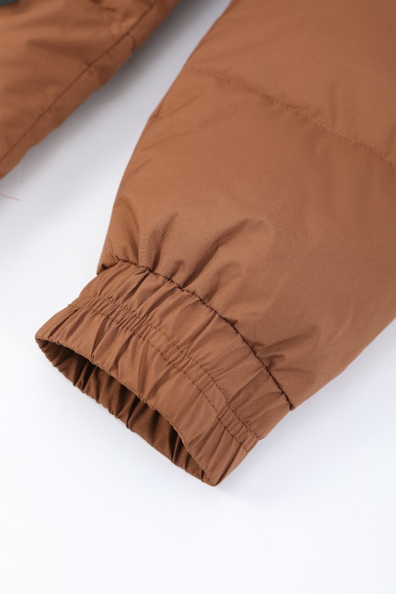 Doudoune camel homme à capuche HANCOCK