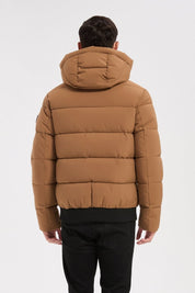 Doudoune camel homme à capuche MARC