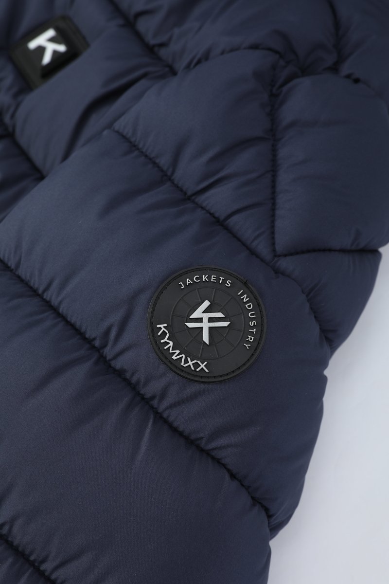 Doudoune chauffante bleu foncé homme JAMES