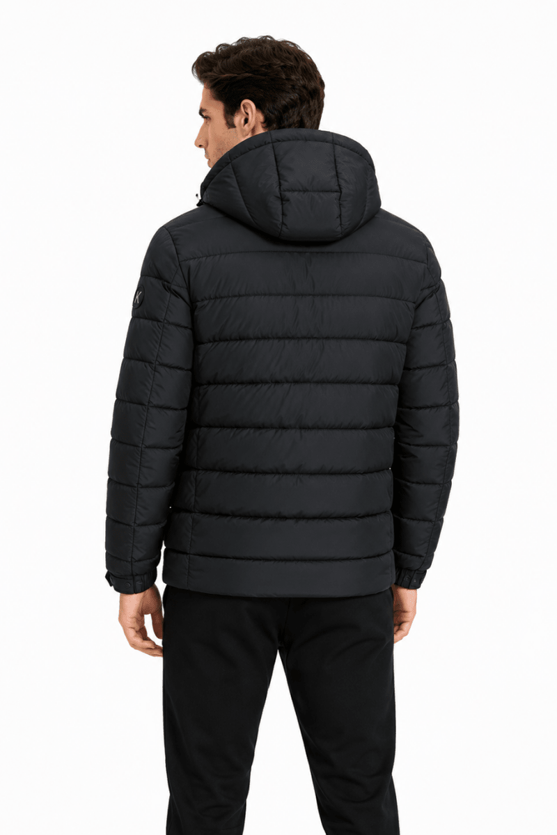 Doudoune chauffante gris foncé homme JAMES