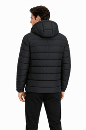 Doudoune chauffante gris foncé homme JAMES