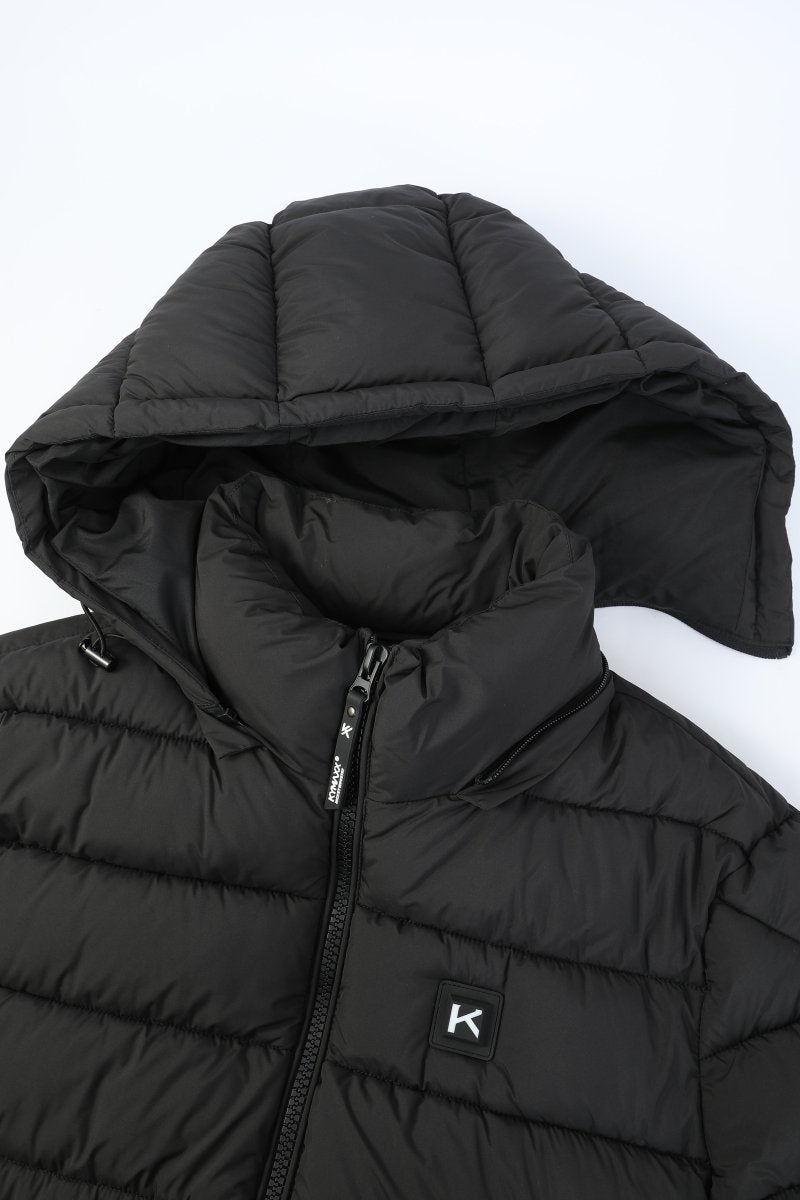 Doudoune chauffante noir homme JAMES