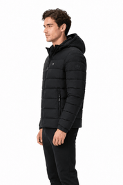 Doudoune chauffante noir homme JAMES