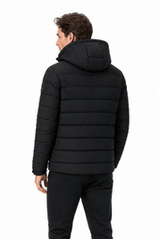 Doudoune chauffante noir homme JAMES