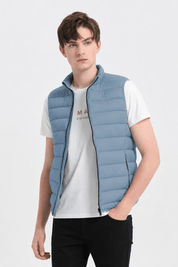 Doudoune gilet bleu charron KAYSER