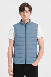 Doudoune gilet bleu charron KAYSER