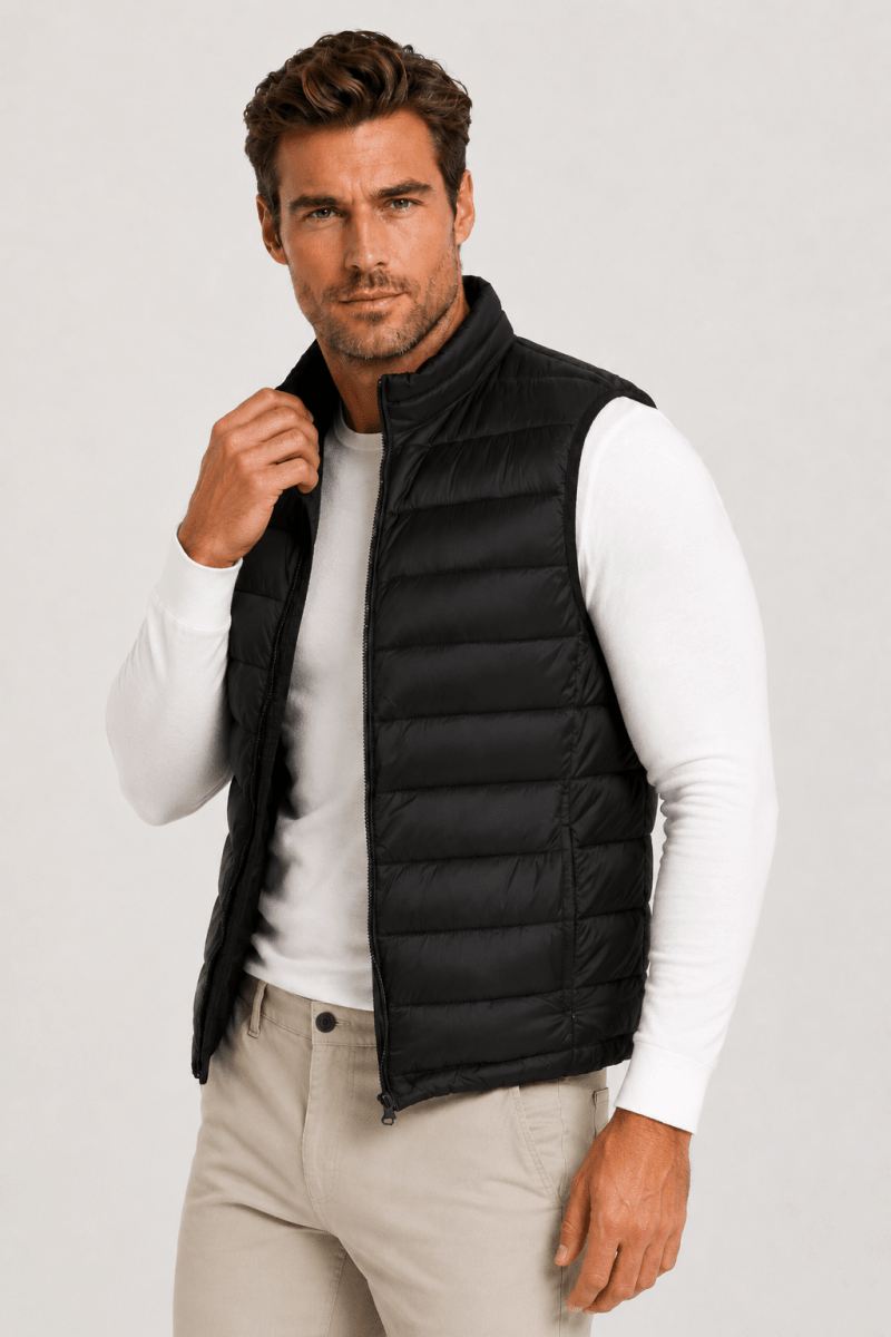 Doudoune gilet noir KAYSER