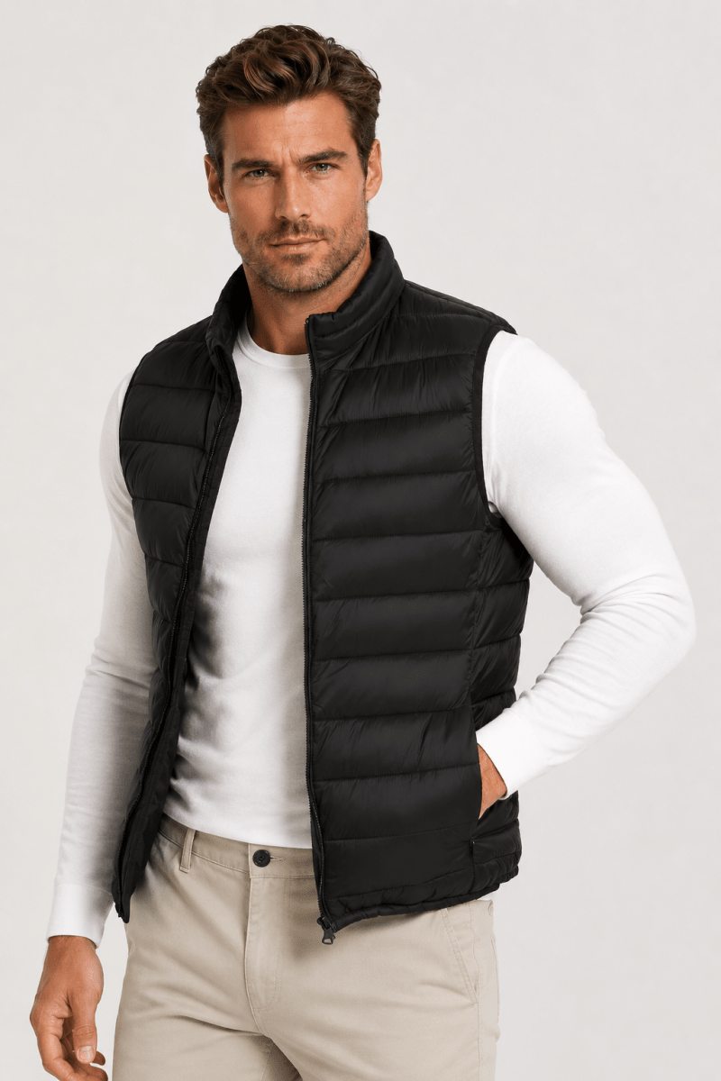 Doudoune gilet noir KAYSER