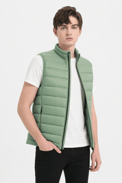 Doudoune gilet vert d'eau KAYSER