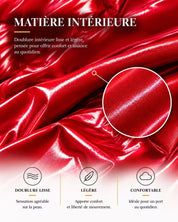 Doudoune Homme Rouge Brillante avec Capuche ALBIN