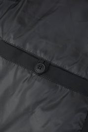 Doudoune longue noire matelassée SMART
