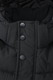 Doudoune longue noire matelassée SMART