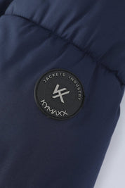 Doudoune matelassée bleu foncé DELVAUX