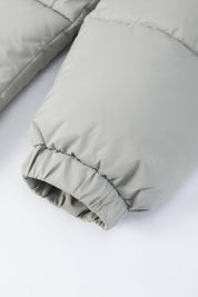 Doudoune matelassée gris clair DELVAUX