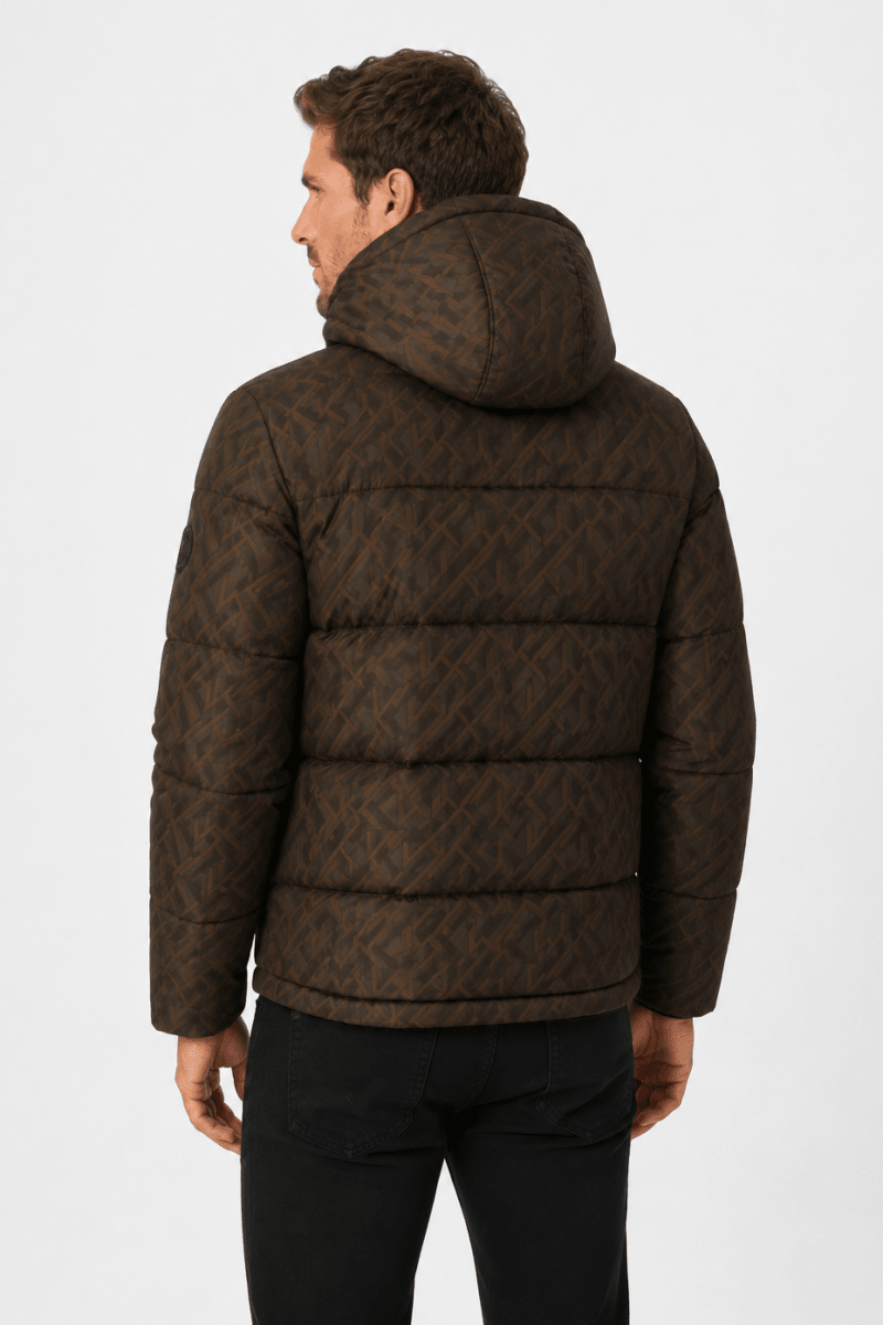 Doudoune matelassée marron LAMBERT