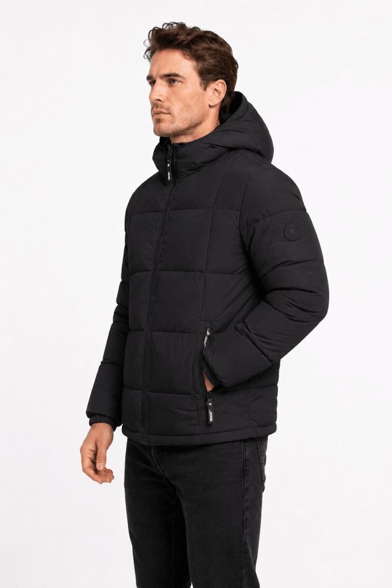 Doudoune matelassée noir DELVAUX