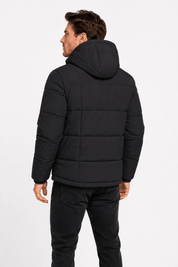 Doudoune matelassée noir DELVAUX