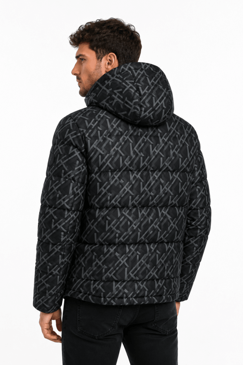 Doudoune matelassée noir LAMBERT