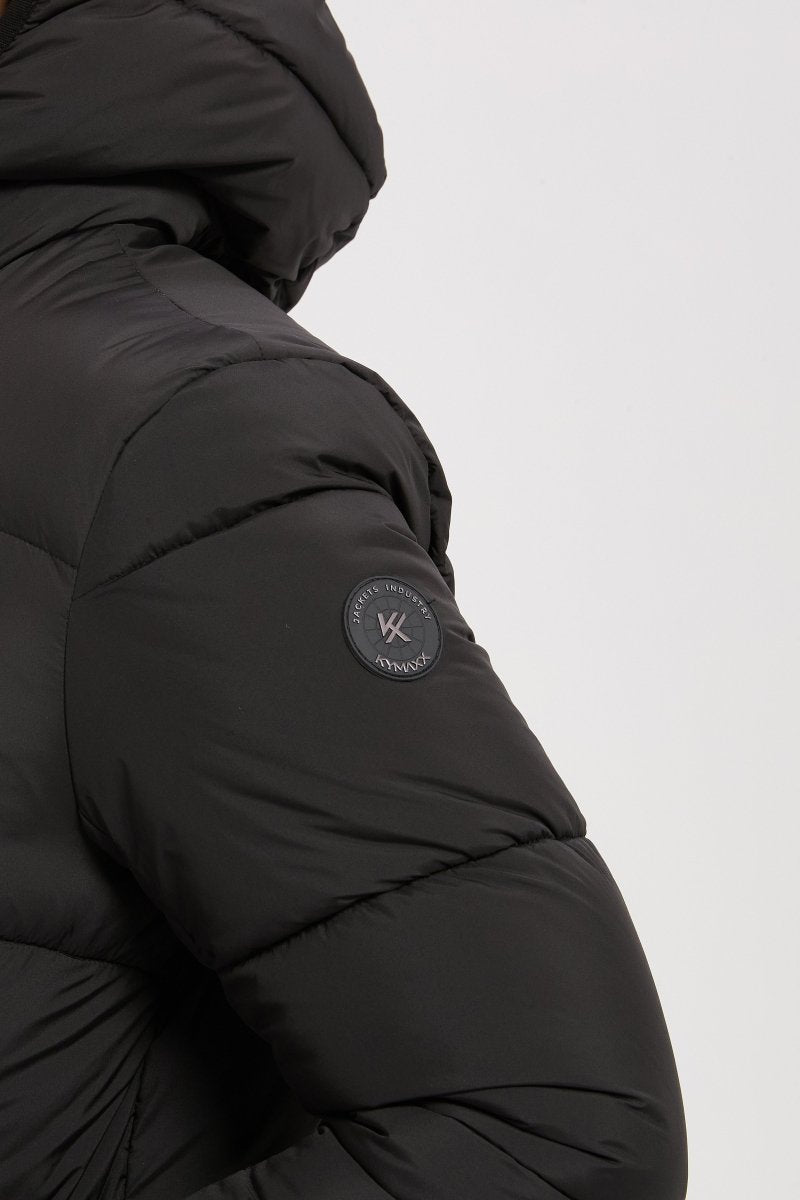Doudoune noir homme à capuche FRANCK