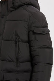 Doudoune noir homme à capuche GÉRARD