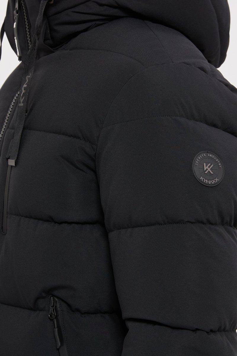 Doudoune noir homme à capuche MARC