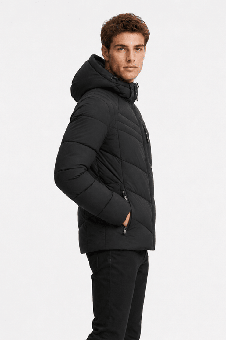 Doudoune noir homme JOHNSON