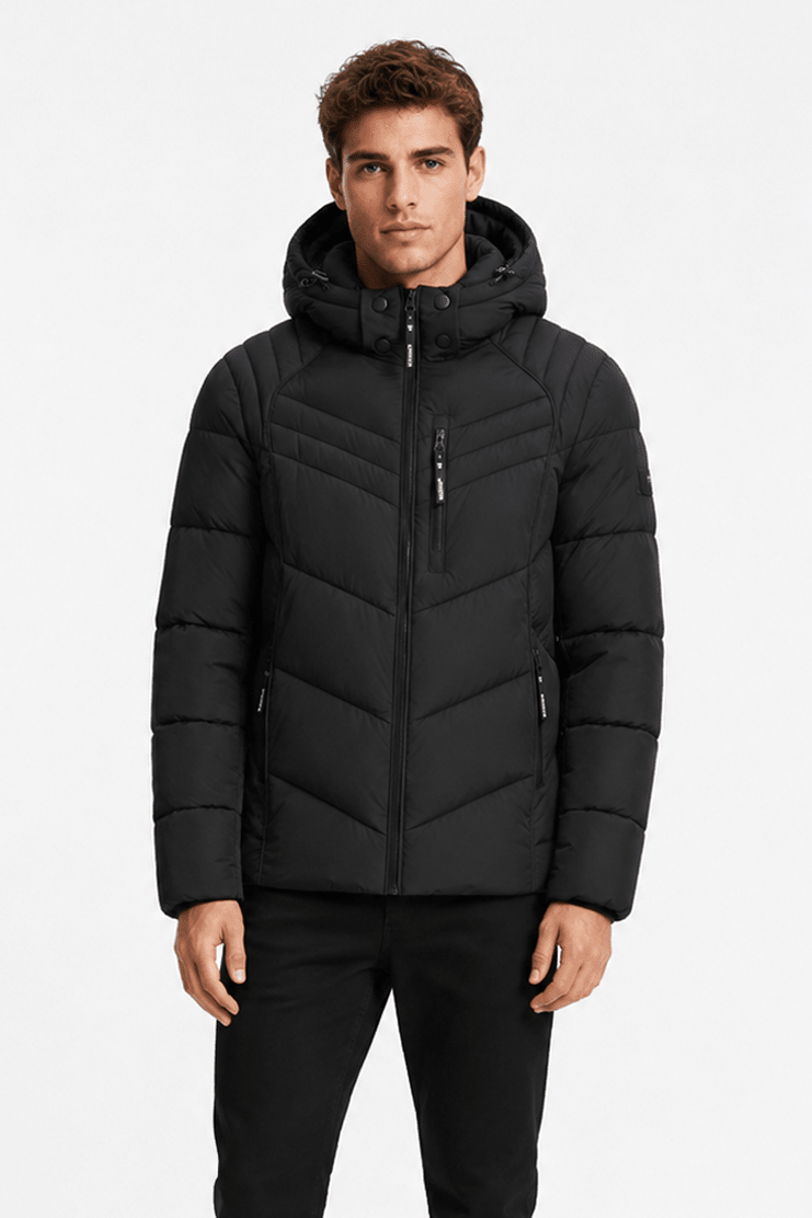 Doudoune noir homme JOHNSON