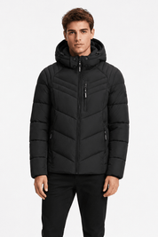 Doudoune noir homme JOHNSON