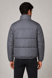 Doudoune oversize gris MINO