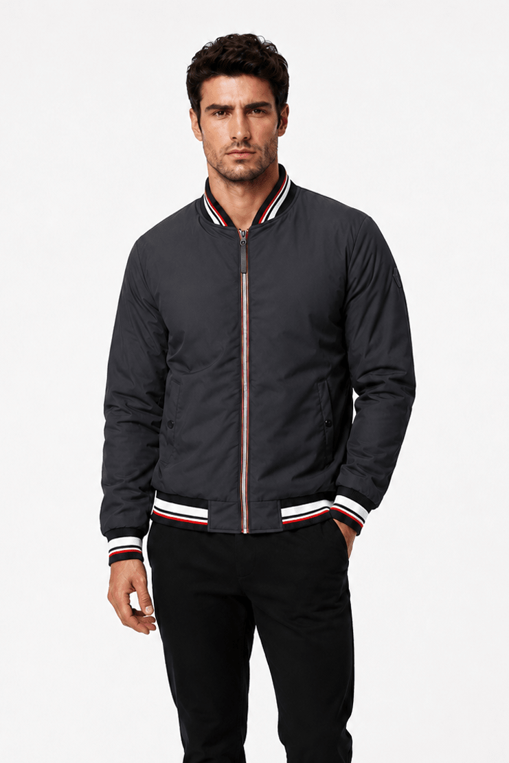 Doudoune réversible gris foncé homme BENSON
